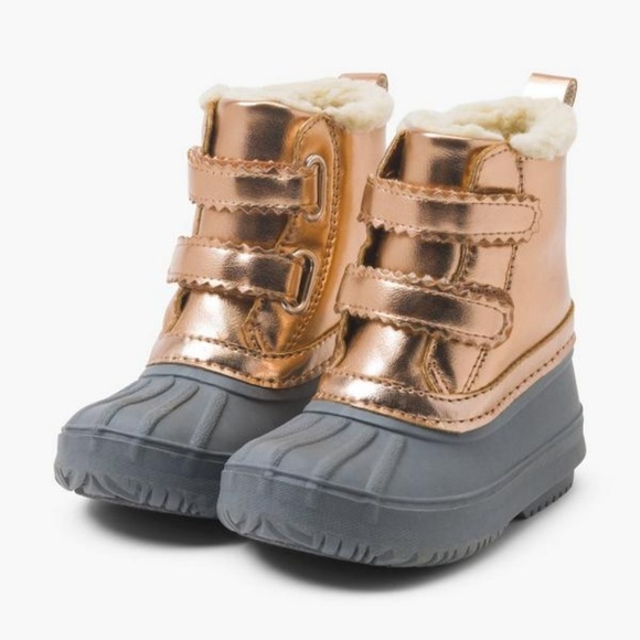 gymboree metallic duck boots